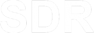 Logo SDR blanc