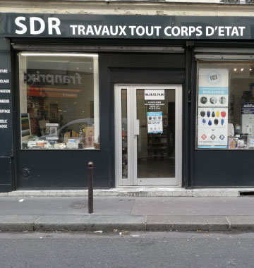 Devanture entreprise SDR